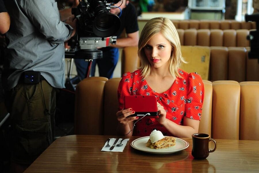 Dianna agron Blurred lines