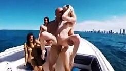 Naked on the boat