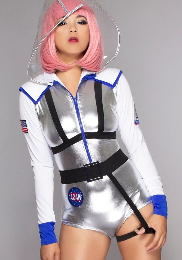Sexy NASA Girls In One Piece Suits for Sexy Vapingchick