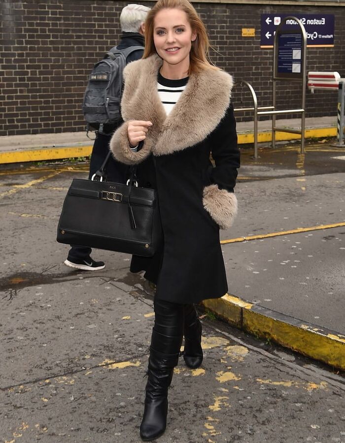 Female Celebrity Boots &amp; Leather - Stephanie Waring