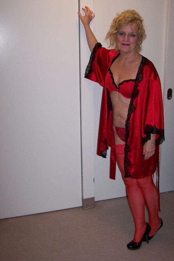 Red Bra and Panty