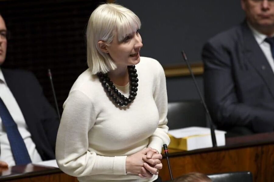 Finnish hot politician Laura Huhtasaari