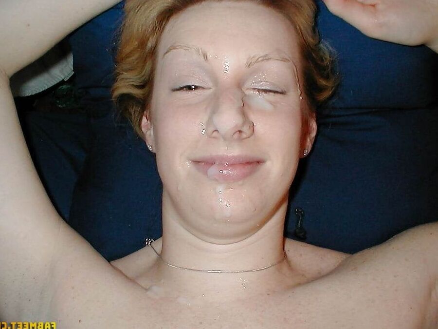 Amateur Redhead Facial Queen Leah From Canada Exposed