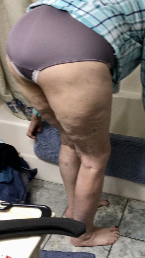 wife Rose panty covered ass gilf