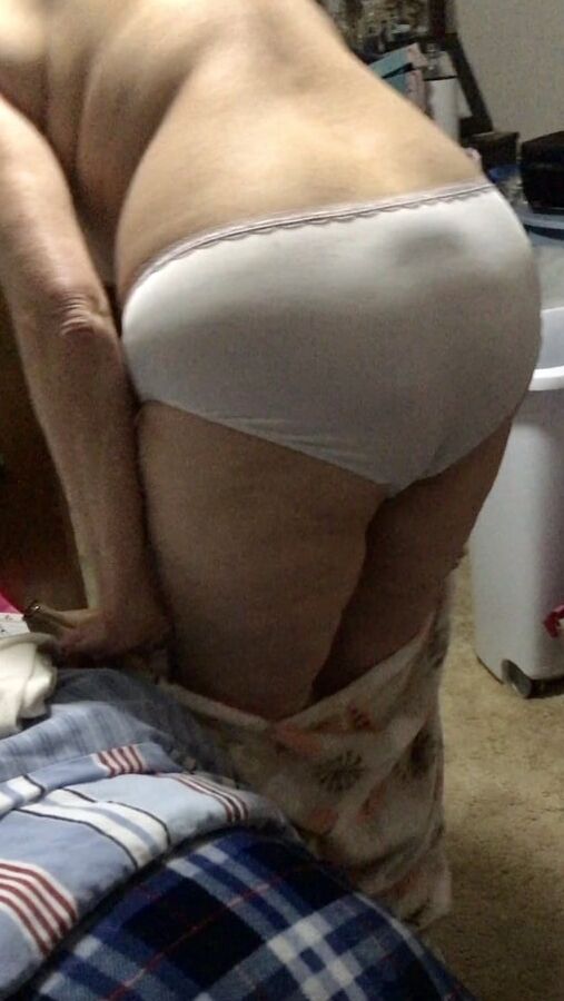 wife Rose panty covered ass gilf