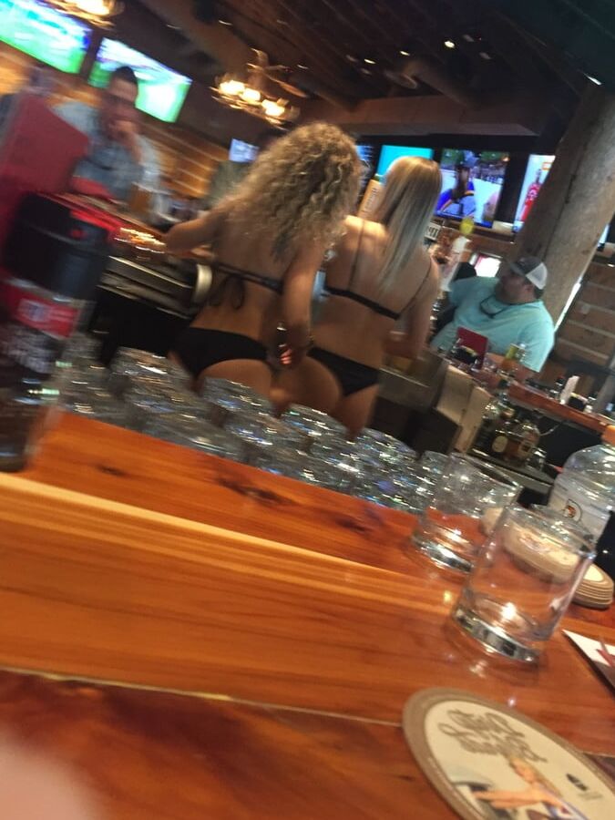 nice ass thong bartenders twin peaks