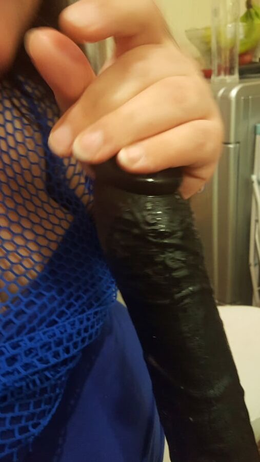 Last night fun BBC Dildo and other toys Part