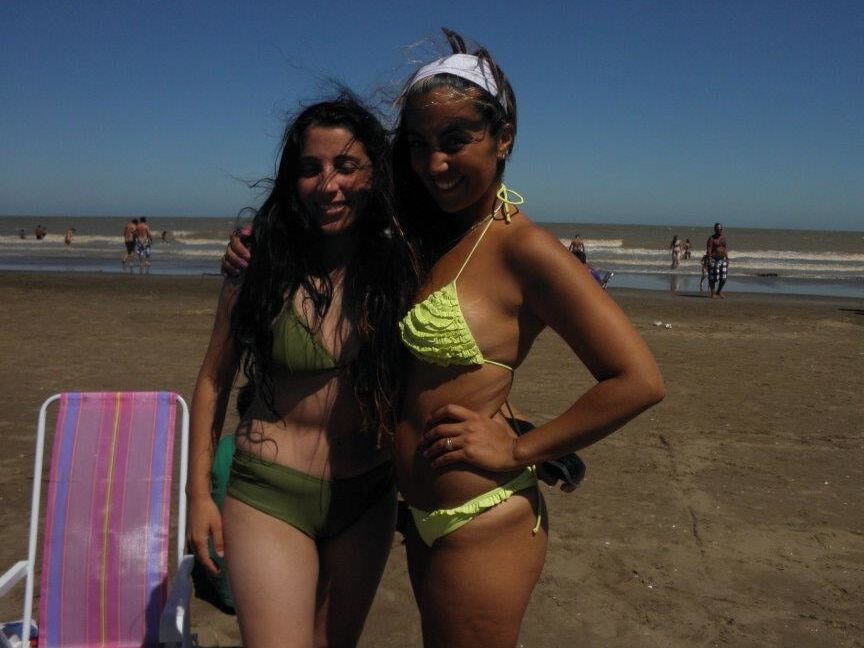 (ARG): Maria and Jessica at the beach!
