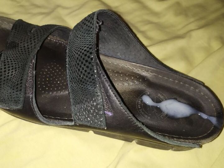 My girlfriend&;s worn Batz sandal