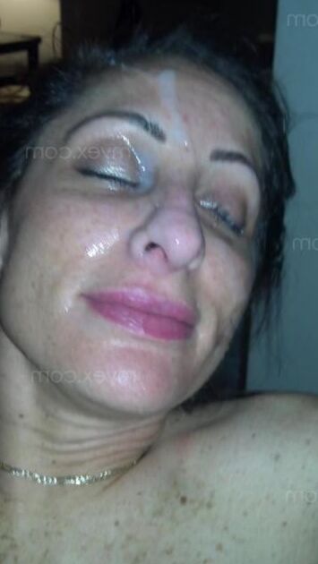 Dirty Freckled MILF Loves Selfies and Cum on her Face