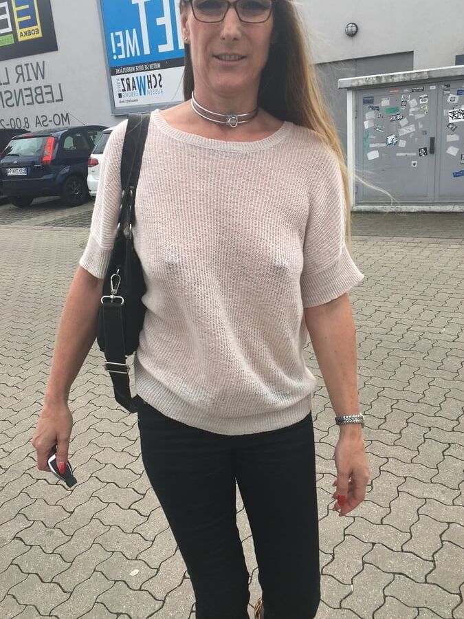 Pierced tits,German hooker