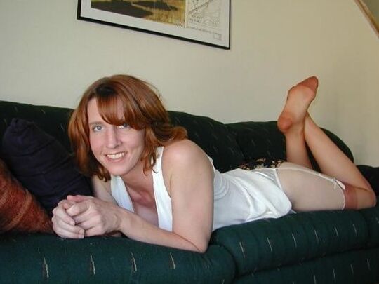Wife in tan stockings