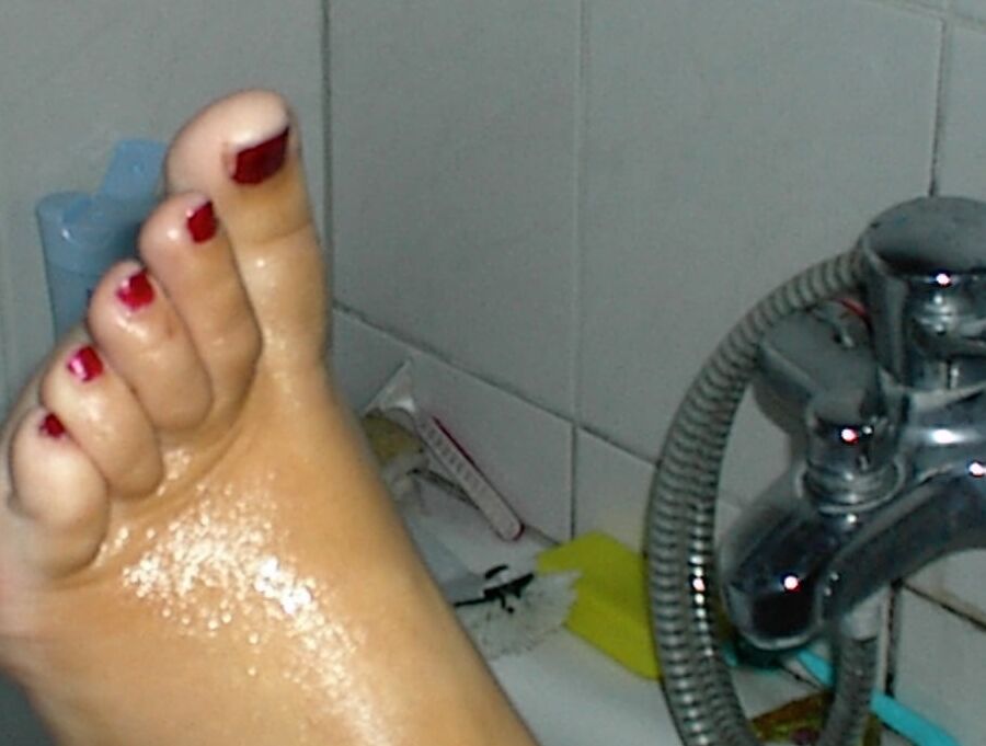 During bathing ...