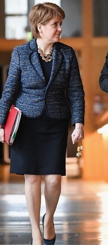 Nicola Sturgeon - Scotland&;s First Minister in Pantyhose