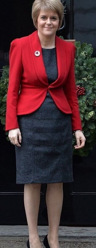 Nicola Sturgeon - Scotland&;s First Minister in Pantyhose