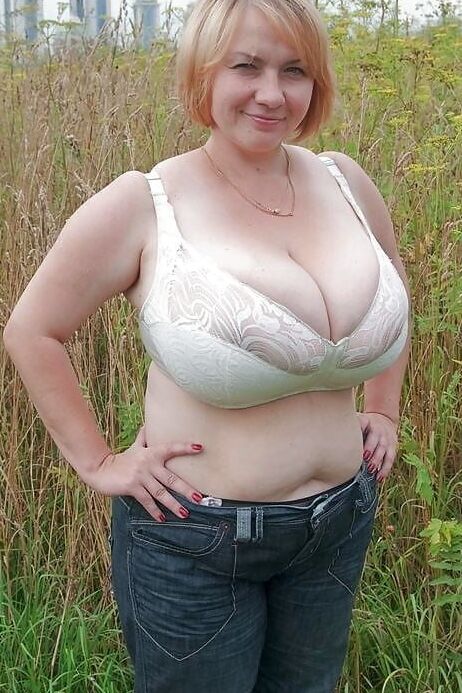 Tits in bra MILF and Mature