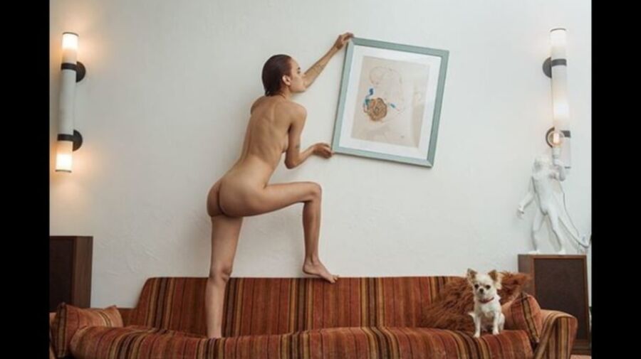 Nude at home