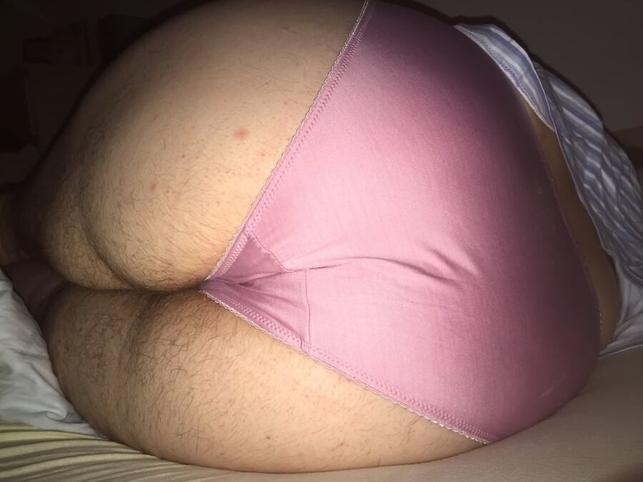 - my wife and her hairy ass in her panties