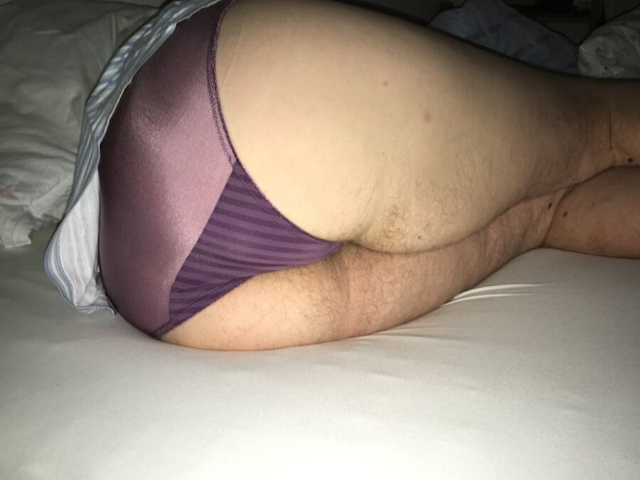- my wife and her hairy ass in her panties