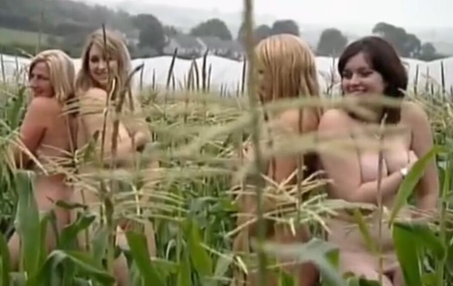 Naked in the field