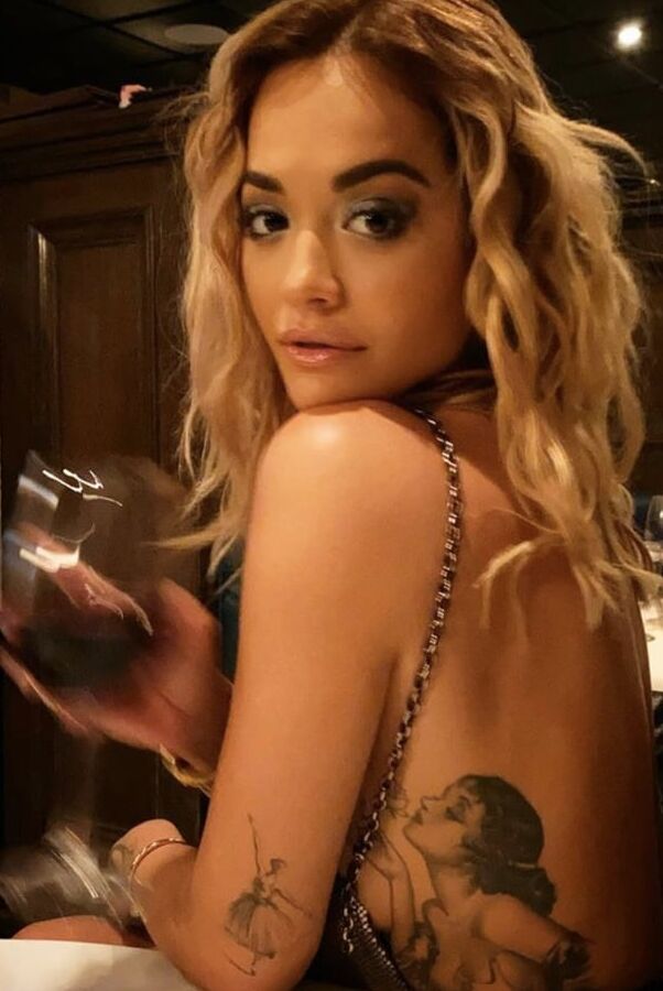Rita Ora In Sexy Leather And Sheer Top!