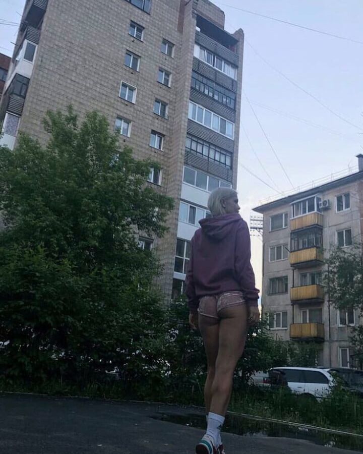 Serbian hot fitnes whore blonde girl beautiful ass Danica R.