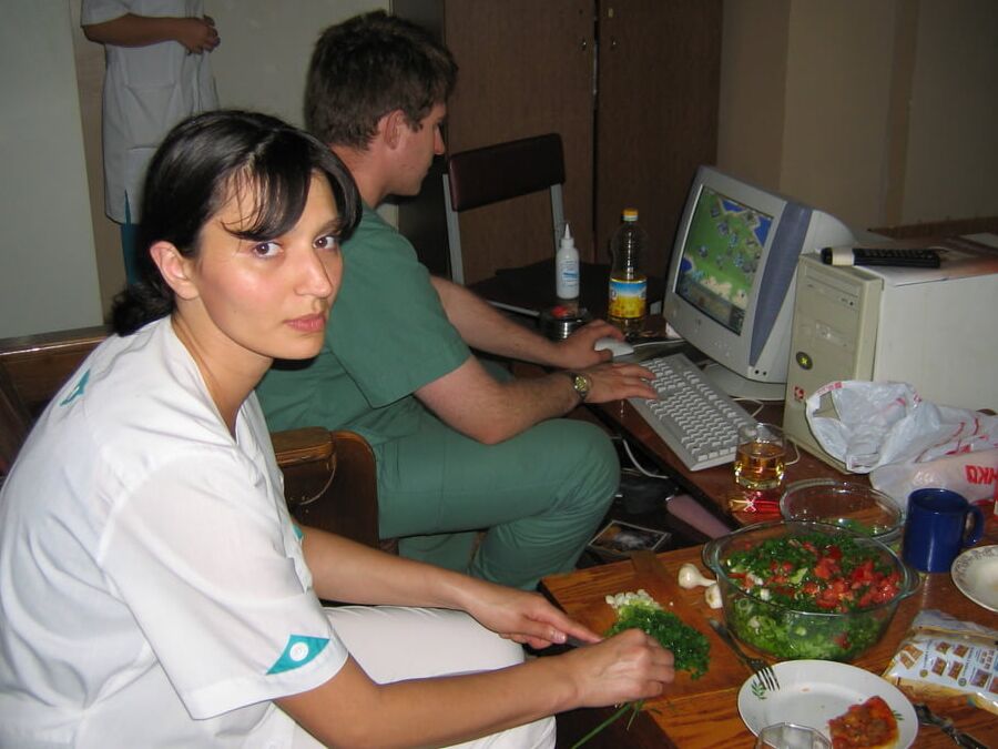 Russian nurse Elena Ryabykina