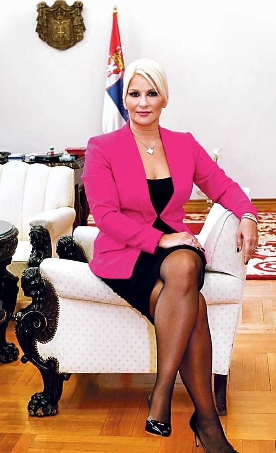 Serbian Mature Politician Zorana Mihajlovic