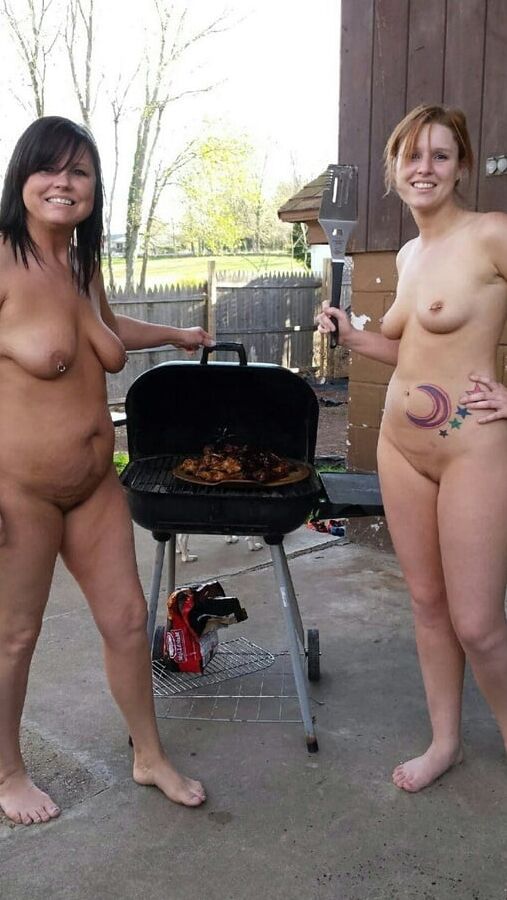 naked outdoors!