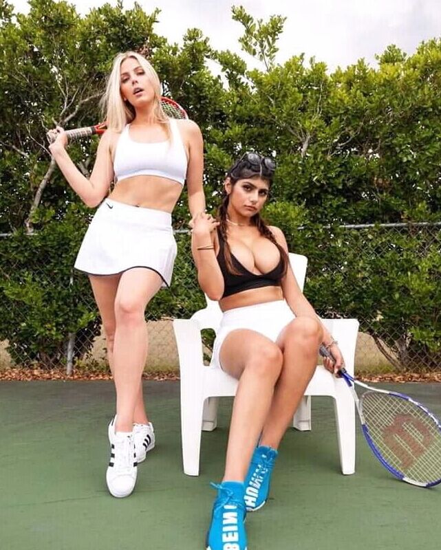 Tennis Court Cuties