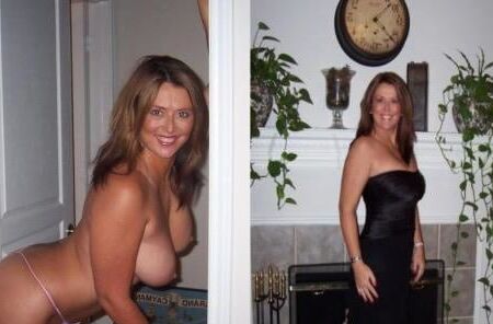 Milfs dressed and undressed