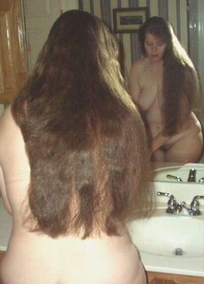 Sexy mature ladies with long hair