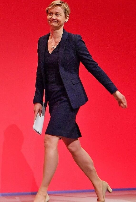 Yvette Cooper - Political Pantyhosed Pixie