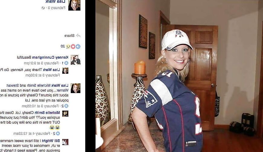 Famous Patriots MILF Fan - Lisa Wark