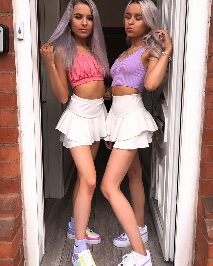 UK chav twins Katie and Chloe