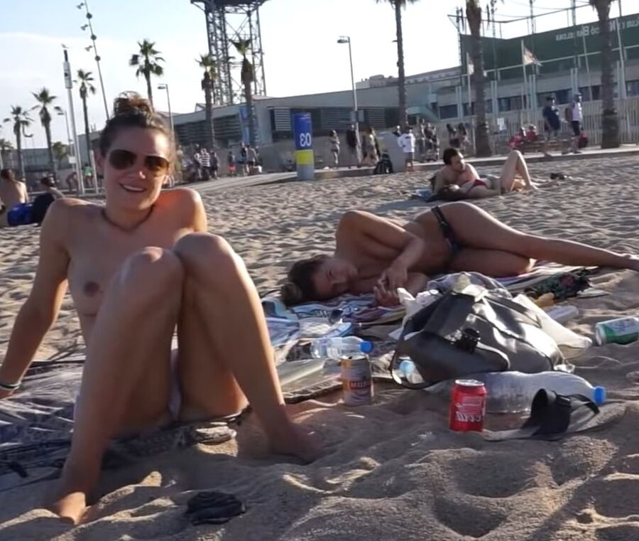 Beach topless