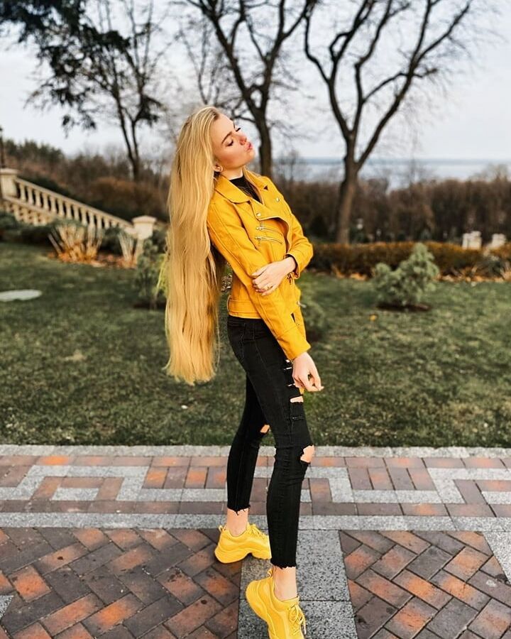 Long Hair Russian Beautiful Girl