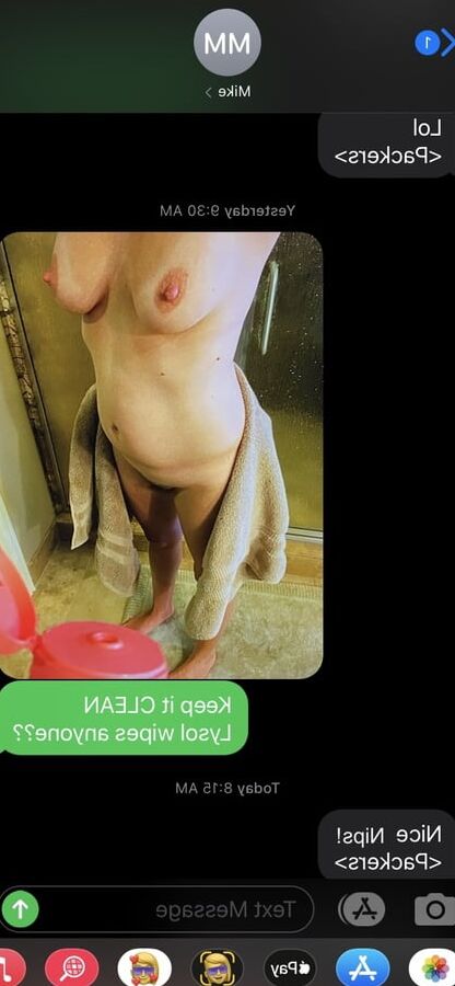 Wife and friends fun texts and pics