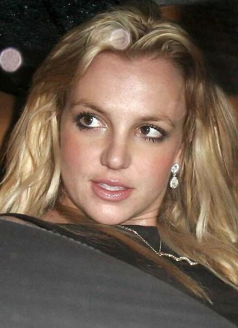 Britney Spears shows off her pussy in public