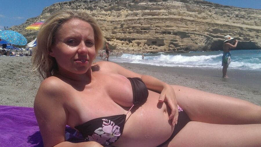 Yvonne on holiday