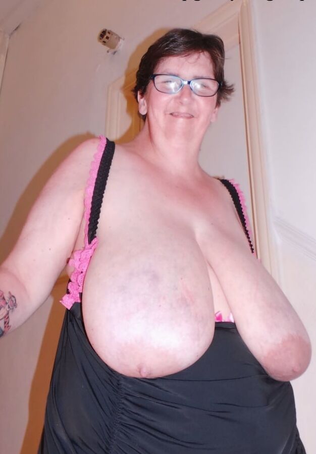 Granny with huge tits