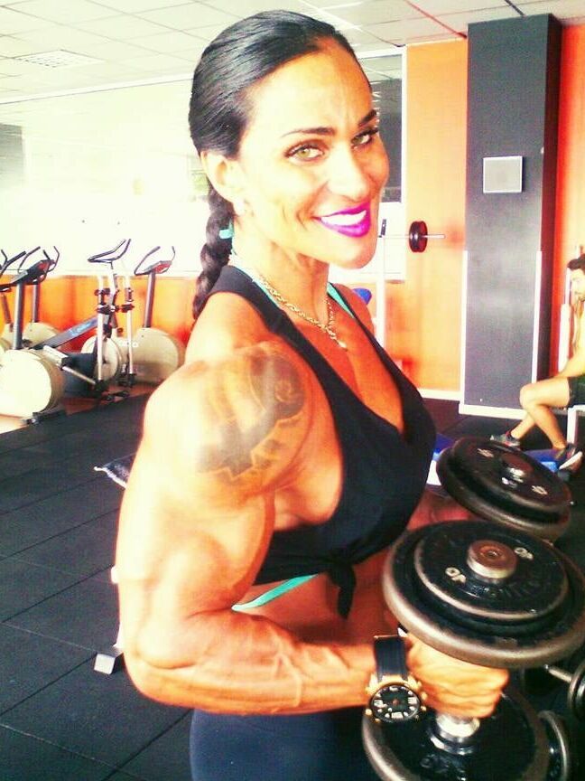 Cristina Arellano! Pretty Masculine Muscled Girl!