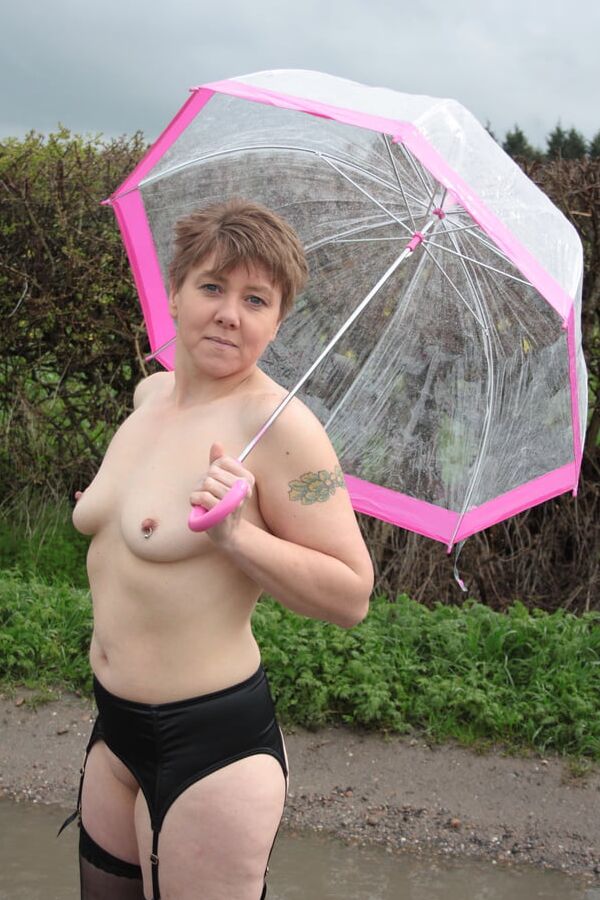 ladies out and about show their bits and bobs