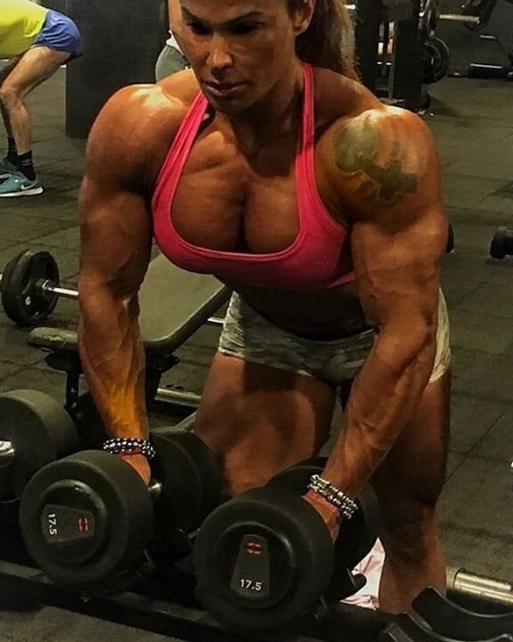 Cristina Arellano! Pretty Masculine Muscled Girl!
