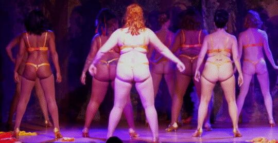 Sexy thong asses of burlesque