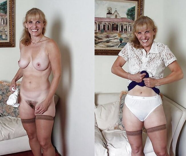 Grannies and matures dressed and undressed