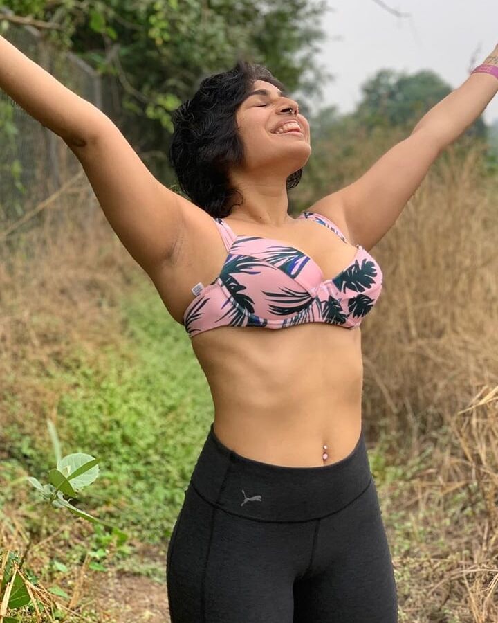 Hot Indian Yoga Trainer Nathasha Noel