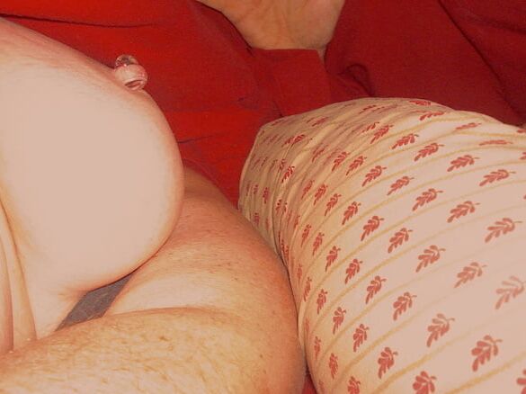 Dee&;s Large Gauge Nipple Piercings