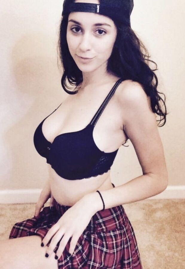 Big tit brunette exposed