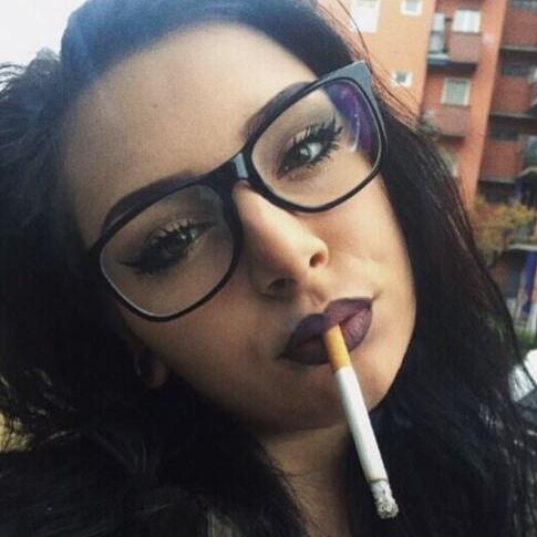 Smoking girls from Instagram and Tumblr